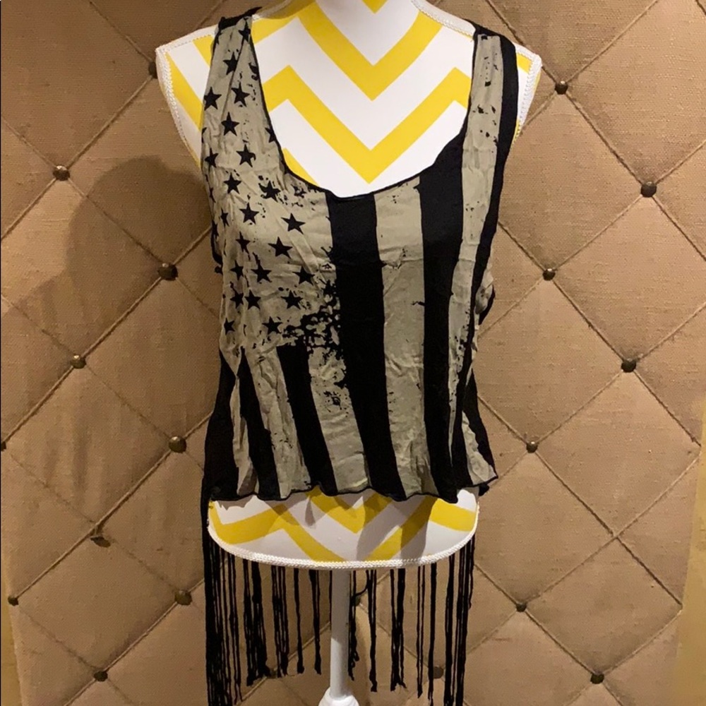 🎁American flag tank top